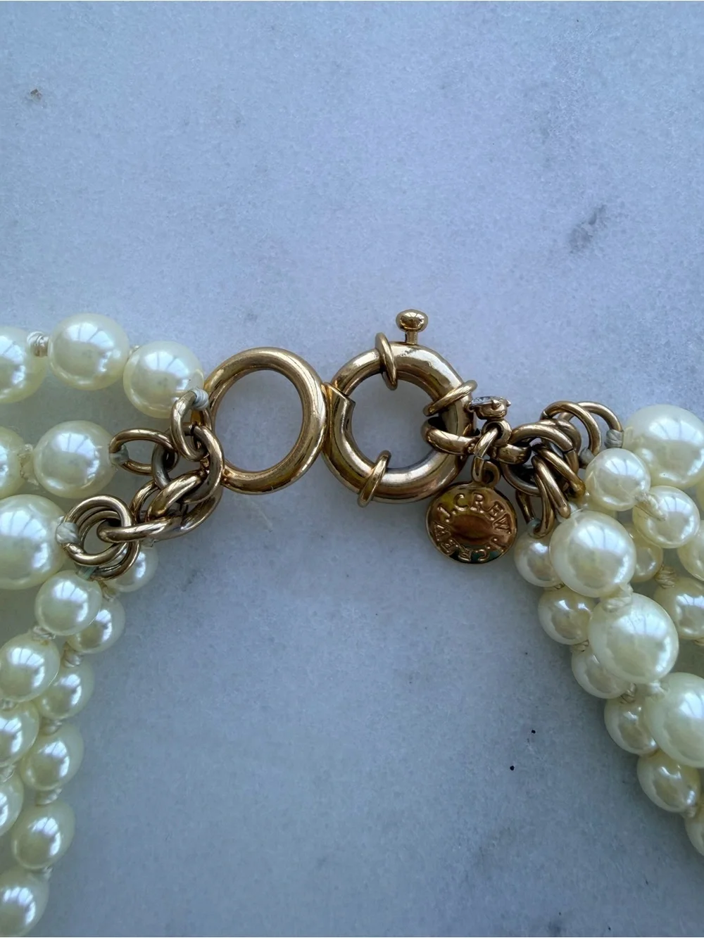 J. Crew Multi-Strand Pearl Necklace